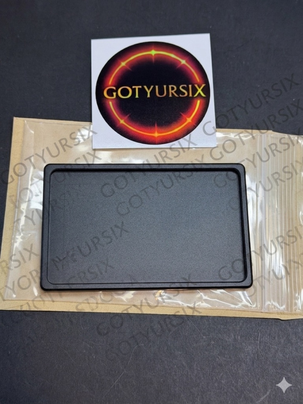 MINIMALIST WALLET | “RIDGE STYLE” SUPER LIGHT ALUMINUM COIN TRAY